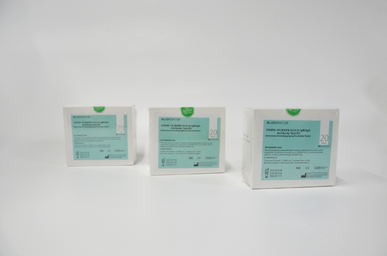 20PCS SARS-CoV-2 항체 신속 테스트 키트 면역 크로마토그래피