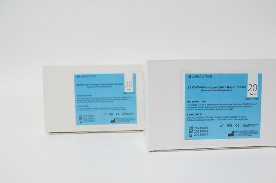 Cassette One Step Rapid Test Kit SARS-CoV-2 편안한 타액 Rtk 테스트 키트