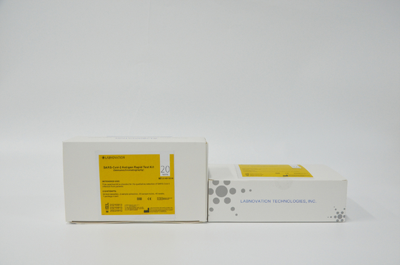 처분할 수 있는 SARS-CoV-2 카세트 RTK 항원 시험 장비 높은 특이성 Labnovation 시험