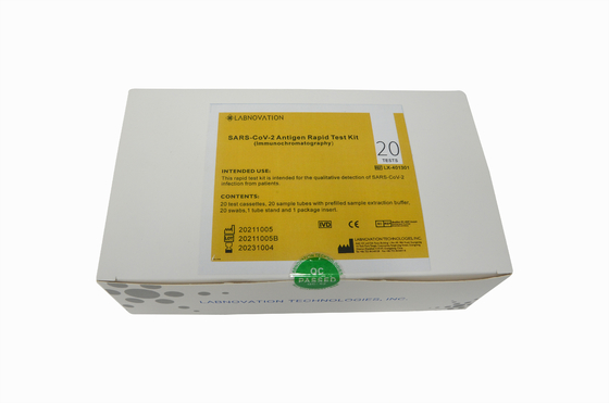 SARS-CoV-2 항원 코인두 면봉 신속 시험 15 분 입인두 면봉시험