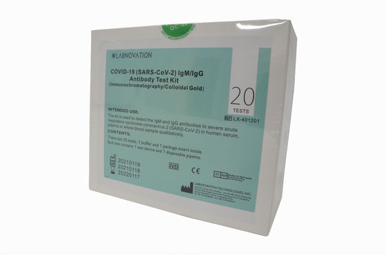COVID-19 IgG IgM 항체 Rapid Test Kit One Step 작동 고정확도 Rapid Test Kit