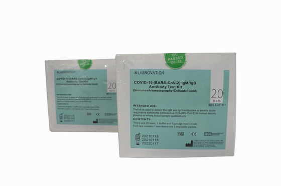 Ra[id 테스트 키트 범용 SARS-CoV-2 IgG IgM 항체 신속한 테스트 키트 90% 정확도