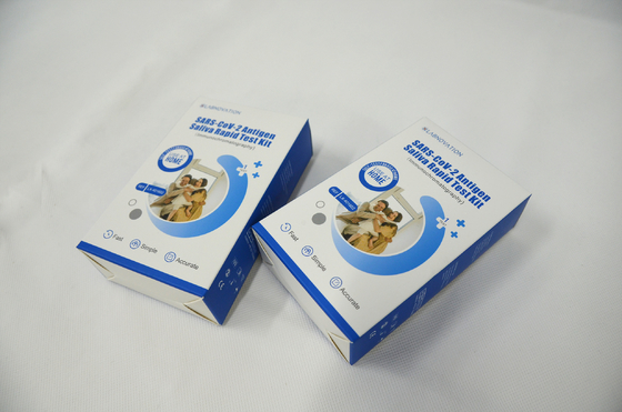 SARS-CoV-2 타액 자가 테스트 키트 단일 팩 휴대용 RTK Ag 타액 테스트 키트
