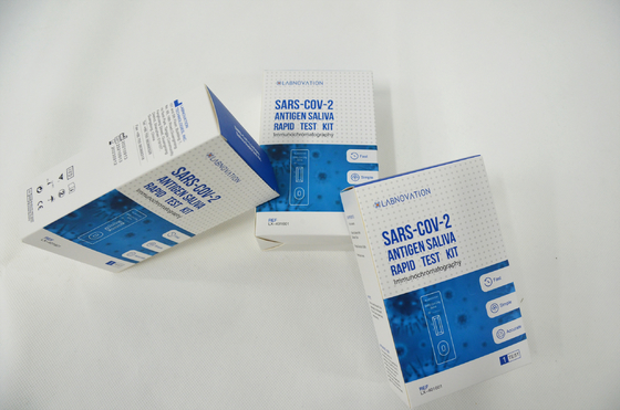 OEM Covenient 단일 팩 타액 항원 테스트 키트 10-15분