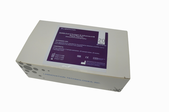 ISO 13485 전문 인플루엔자 AB 테스트 키트 독감 면봉 항원 키트