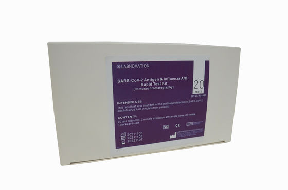 구강 인두 면봉 콤보 인플루엔자 AB 신속한 테스트 키트 ISO9001