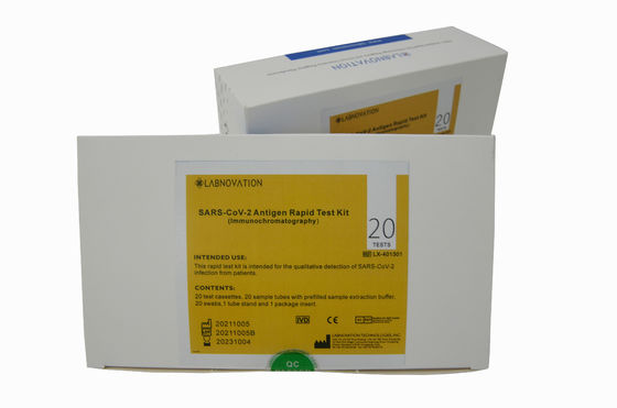 품질  Professional CoV-19 Antigen Rapid Test Kit Simple Operation High Accuracy 공장