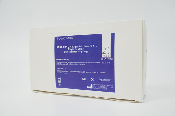 ISO SARS-CoV-2 항원 인플루엔자 AB 테스트 키트 전문가용
