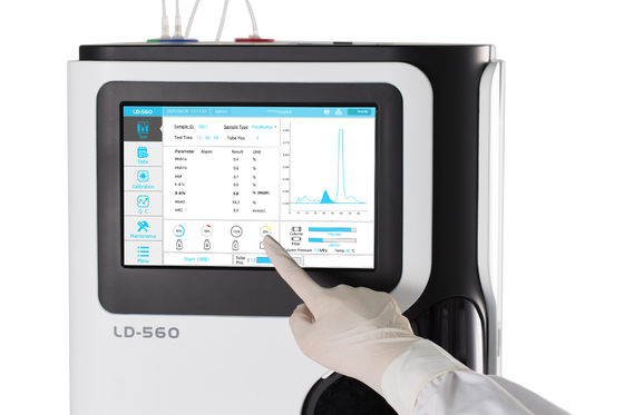 LD-560 HbA1c 신속한 검사 분석기 대용량 완전 자동 HbA1c 분석기