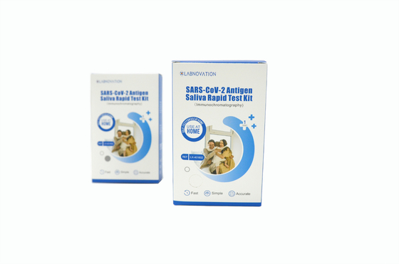 고감도 항원 타액 가정용 시험은 SARS 교차가 2 신속 시험을 위해 15 민을 장비를 답니다