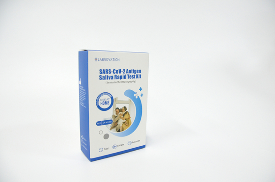 돌연변이 감지 타액 자가 테스트 키트 SARS-CoV-2 개별 Ag 신속 테스트 장치