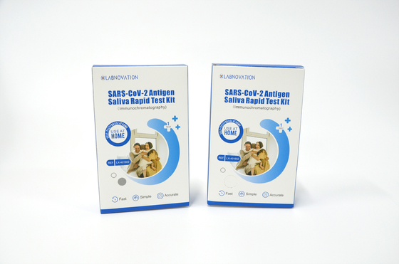 가정에서 빠른 반응 SARS-CoV-2 타액 가정 테스트 키트 고정확도 RTK 테스트