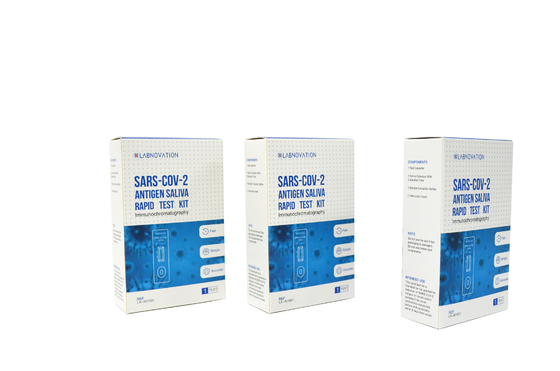ISO13485 Labnovation 타액 항원 테스트 키트 1 테스트 신속한 항원 키트