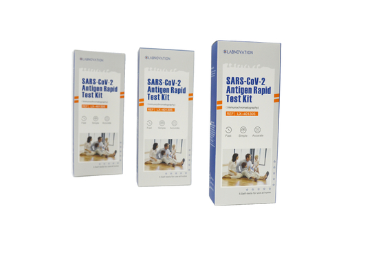15분 Labnovation 테스트에서 ISO9001 플라스틱 Sars Cov 2 항원 급속한 테스트 장비 결과