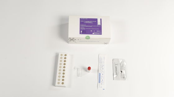 빠른 검사 COVID-19 인플루엔자 테스트 키트 종합 신속 독감 면봉 키트