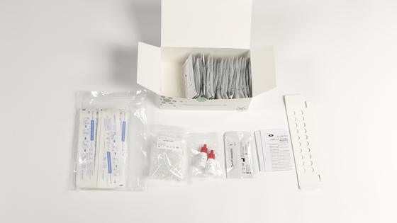 정성적 검출을 위한 20PCS CoV-19 항원 인플루엔자 AB 테스트 키트