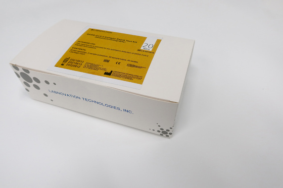 20PCS SARS-CoV-2 Ag 신속한 테스트 장치 15분 비강 면봉 테스트 키트