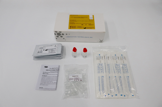 처분할 수 있는 SARS-CoV-2 카세트 RTK 항원 시험 장비 높은 특이성 Labnovation 시험