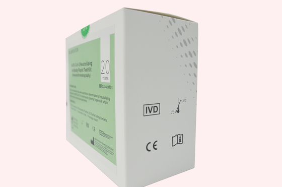 상자 당 OEM ODM COVID-19 중화 항체 테스트 키트 20 테스트
