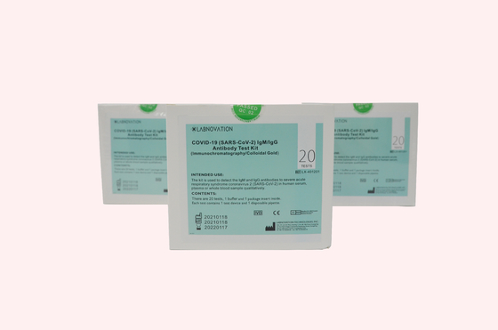 Labnovation CoV-19 IgG IgM Rapid Anti Body Test Kit 1 Drop 20ul