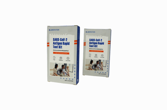 빠르 SARS-CoV-2를 위해 항원 시험 키트 플라스틱 면역 크로마토그래피 분석을 진단합니다