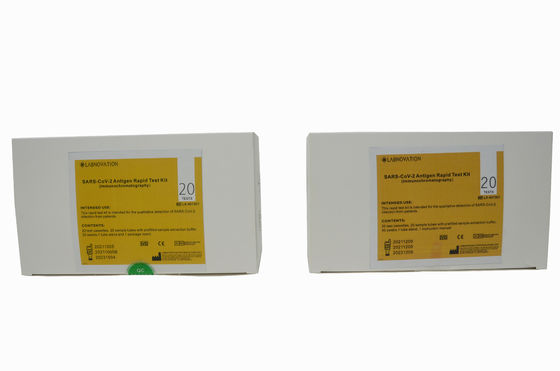 Rapid Antigen Test Kit CoV-19 Antigen Rapid Test Kit 20 테스트 Kit Simple 작동 Professional Use