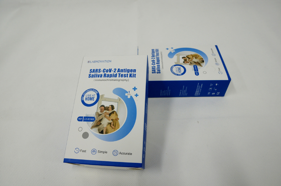 빠른 타액 본인 시험 키트 SARS-CoV-2 항원 시험 ISO13485는 증명했습니다