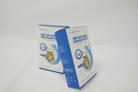 빠른 타액 본인 시험 키트 SARS-CoV-2 항원 시험 ISO13485는 증명했습니다