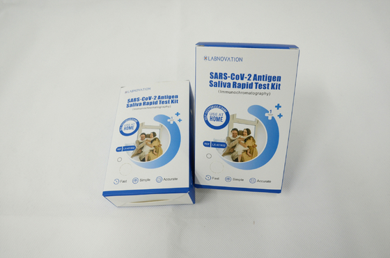 ISO9001 CoV-19 백색 항원 자가 테스트 키트 비 침습성