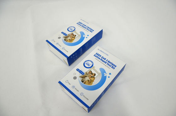 감염 의심자를 위한 간단한 조작 COVID-19 타액 자가 테스트 키트