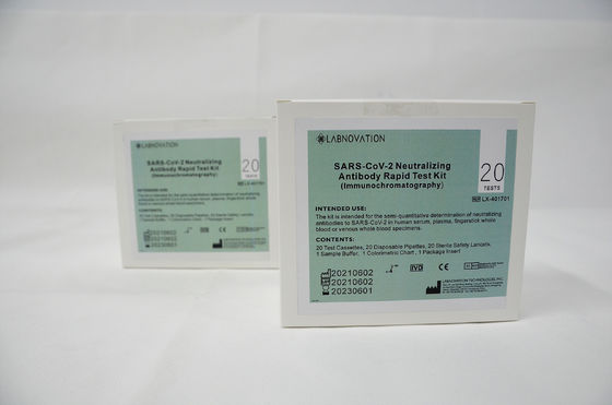 IVD SARS-CoV-2 중화 항체 테스트 키트 97.67% 감도