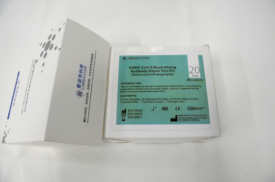 ISO13485 신속 중화 항체 테스트 키트 95.00% 정확도