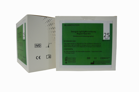 빠른 개인 정보 보호 항체 Rapid Dengue IgG IgM 테스트 키트 ISO9001