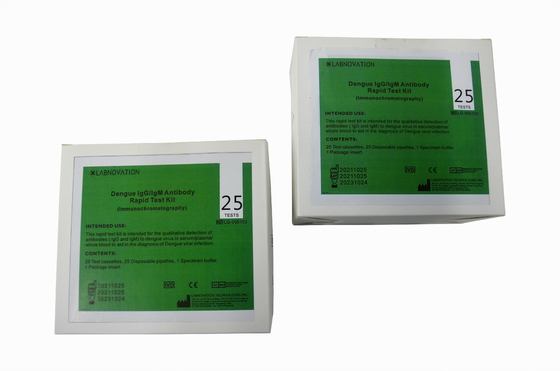 빠른 개인 정보 보호 항체 Rapid Dengue IgG IgM 테스트 키트 ISO9001