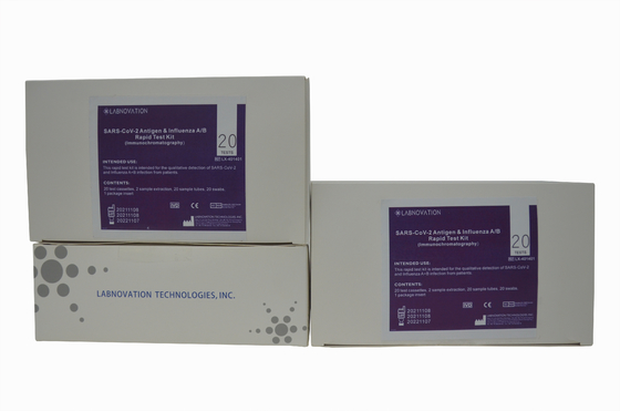 ISO13485 NS NP OP 인플루엔자 AB 테스트 키트 90% 특이도