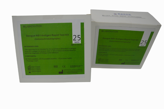 25 테스트 의료용 뎅기열 NS1 신속한 테스트 키트 OEM ODM