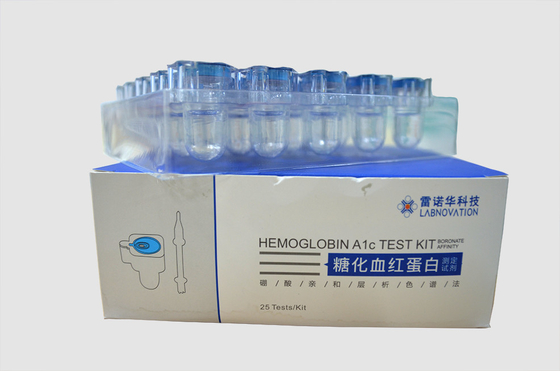 LD100 POCT 혈액학 HbA1c 테스트 분석기 붕산염 친화성 헤모글로빈 A1c 테스트 키트