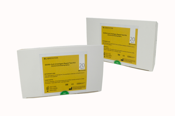 ISO13485 Sars-Cov-2 항원 시험은 15 분 테스트 시간 20 테스트 / 장비를 장비를 답니다